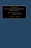 Advances in Quantative Structure - Property Relationships di Marvin Charton edito da ELSEVIER