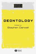 Deontology di Darwall edito da John Wiley & Sons