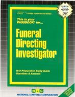 Funeral Directing Investigator di Jack Rudman edito da National Learning Corp