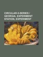 Circular-5-Series - Georgia. Experiment Station, Experiment di Books Group edito da Rarebooksclub.com