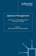 Japanese Management edito da Palgrave Macmillan UK