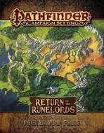 Pathfinder Campaign Setting: Return Of The Runelords Poster Map Folio di Paizo Staff edito da Paizo Publishing, Llc