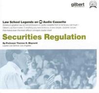 Securities Regulation [With CD] di Therese H. Maynard edito da Gilbert Law Summaries