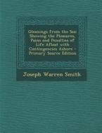 Gleanings from the Sea: Showing the Pleasures, Pains and Penalties of Life Afloat with Contingencies Ashore di Joseph Warren Smith edito da Nabu Press