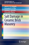 Salt Damage in Ceramic Brick Masonry di António C. Azevedo, João M. P. Q. Delgado, Ariosvaldo Ribeiro, Fernando A. N. Silva edito da Springer International Publishing