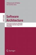 Software Architecture edito da Springer-Verlag GmbH