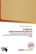 Callback (telecommunications) edito da Dign Press