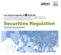 Securities Regulations di Therese H. Maynard edito da Gilbert Law Summaries
