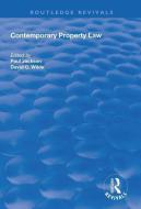 Contemporary Property Law edito da Taylor & Francis Ltd