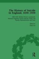The History Of Suicide In England, 1650-1850, Part Ii Vol 8 di Kelly McGuire, Jeffrey Merrick, Daryl Lee, Mark Robson, Paul S. Seaver edito da Taylor & Francis Ltd