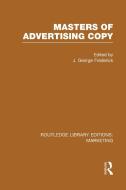 Masters of Advertising Copy edito da ROUTLEDGE