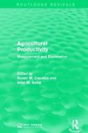 Agricultural Productivity edito da Taylor & Francis Ltd