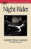Night Rider di Robert Penn Warren edito da J. S. Sanders and Company
