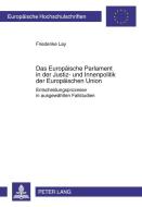 Das Europäische Parlament in der Justiz- und Innenpolitik der Europäischen Union di Friederike Lay edito da Lang, Peter GmbH