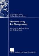 Modernisierung des Managements edito da Deutscher Universitätsverlag