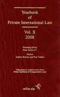Yearbook of Private International Law, Volume X edito da Sellier European Law Publishers