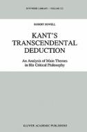 Kant's Transcendental Deduction di R. C. Howell edito da Springer Netherlands