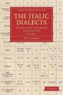 The Italic Dialects di R. S. Conway edito da Cambridge University Press
