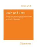 Buch und Text di Jürgen Wolf edito da De Gruyter