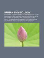 Human Physiology: Microwave Auditory Eff di Books Llc edito da Books LLC, Wiki Series
