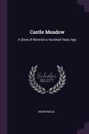 Castle Meadow: A Story of Norwich a Hundred Years Ago di Anonymous edito da CHIZINE PUBN