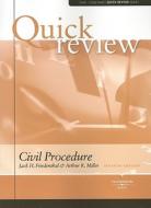 Miller, A:  Sum and Substance Quick Review on Civil Procedur di Arthur Miller edito da West Academic