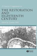 Concise Companion Restoration di Wall edito da John Wiley & Sons