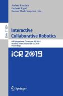 Interactive Collaborative Robotics edito da Springer International Publishing