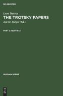 1920 - 1922: Aus: The Trotsky Papers: 1917 - 1922, 2 di Leon Trotsky edito da Walter de Gruyter