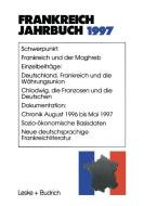 Frankreich-Jahrbuch 1997 edito da VS Verlag für Sozialwissenschaften