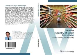 Country of Origin Knowledge di Peter Hennebichler edito da AV Akademikerverlag
