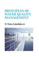 Principles of Water Quality Management di W. Eckenfelder edito da Springer Netherlands