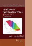 Handbook of Item Response Theory, Volume Three_PBD edito da Taylor & Francis Ltd