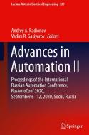 Advances in Automation II edito da Springer International Publishing