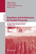Algorithms and Architectures for Parallel Processing edito da Springer International Publishing
