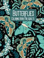 Butterflies Coloring Book for Adults di Dimitra Carpenter edito da Davina Danvers