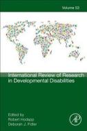 International Review of Research in Developmental Disabilities edito da ACADEMIC PR INC