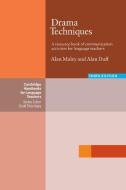 Drama Techniques di Alan Maley, Alan Duff edito da Cambridge University Press
