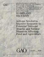Homeland Security: Actions Needed to Improve Response to Potential Terrorist Attacks and Natural Disasters Affecting Food and Agriculture di U. S. Government Accountability Office, U. S. Government edito da Createspace