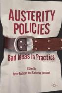 Austerity Policies edito da Springer-Verlag GmbH