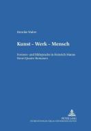 Kunst - Werk - Mensch di Henrike Walter edito da Lang, Peter GmbH