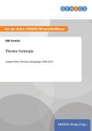 Thema Strategie di GBI Genios edito da GBI-Genios Verlag