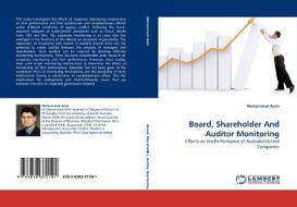 Board, Shareholder And Auditor Monitoring di Mohammad Azim edito da LAP Lambert Acad. Publ.