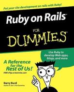 Ruby on Rails For Dummies di Burd edito da John Wiley & Sons