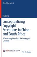 Conceptualizing Copyright Exceptions in China and South Africa di Jia Wang edito da Springer International Publishing