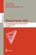 Visual Form 2001 di Sabbutum G edito da Springer Berlin Heidelberg