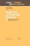 Rough Sets in Knowledge Discovery 2 edito da Physica-Verlag HD