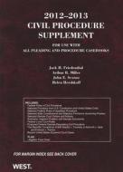 Civil Procedure Supplement di Jack H. Friedenthal, Arthur R. Miller, John E. Sexton edito da West