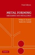 Metal Forming di William Hosford, Robert M. Caddell edito da Cambridge University Press