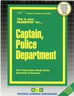 Captain, Police Department di National Learning Corporation edito da National Learning Corp